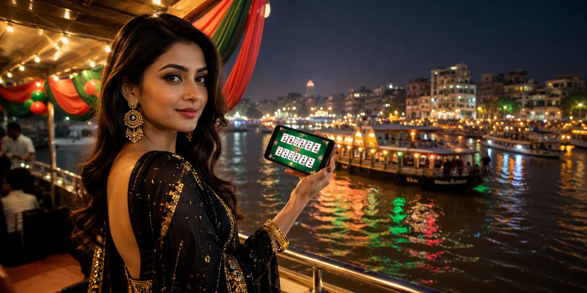 বরিশালের রামি খেলার দৃশ্য