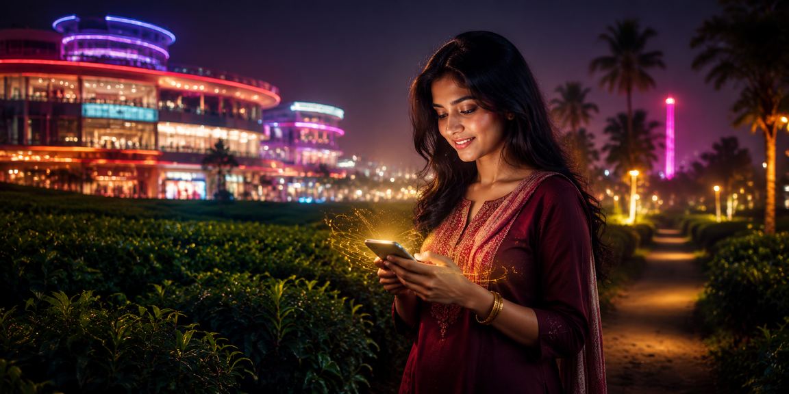 বগুড়ার চা বাগানে মোবাইল পেমেন্ট সুবিধা ব্যবহার করছেন